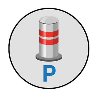 parking bollard icon